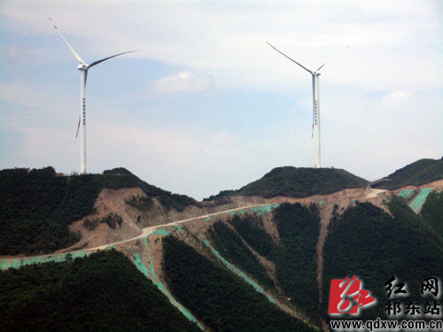 湖南祁东县官家嘴风电场项目建设顺利推进组图