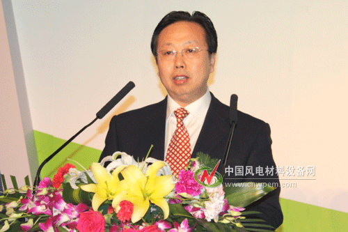 北车风电有限公司董事长贾世瑞做报告